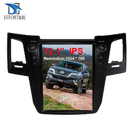 Tesla Style Android Car Gps Navigation For Toyota Fortuner Hilux Revo