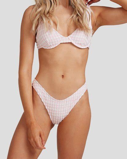 Wave Check Hike Bikini Bottoms For Women Billabong