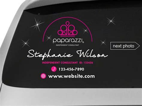 Paparazzi Car Decal Personalized Digital File Paparazzi Window