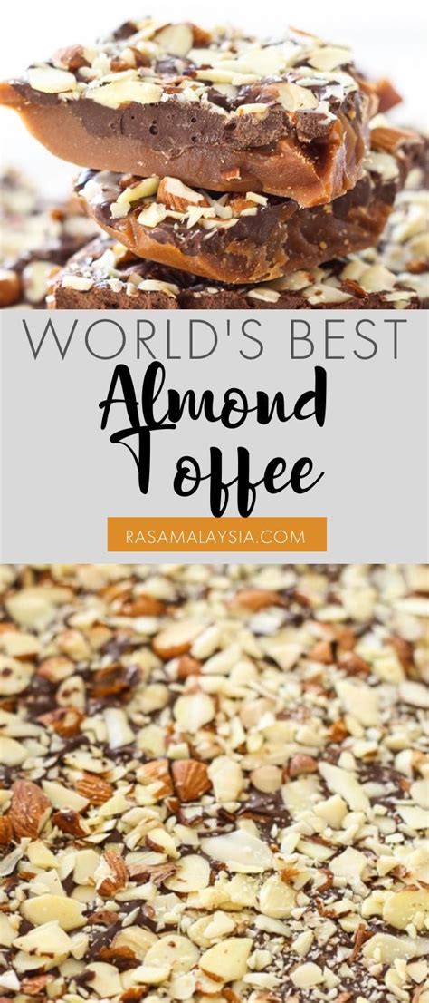 Almond Toffee Toffee Recipe Almond Butter Recipes Homemade Toffee