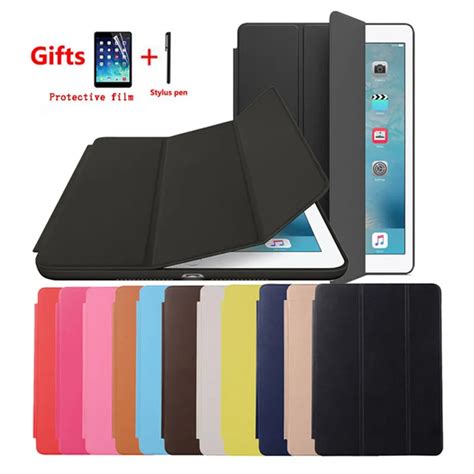 Funda inteligente triple para iPad de 7ª generación carcasa ligera con