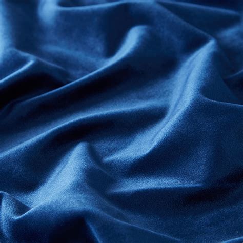 Tissu De D Coration Velours Bleu Marine Velours Tissus Net