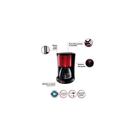 Moulinex Fg360d11 Cafetiere Filtre Subito Rouge à Prix Carrefour