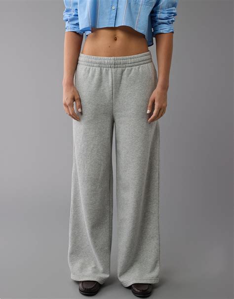 Ae Knit Baggy Wide Leg Sweatpant