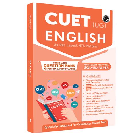 Cuet Ug English Chapterwise And Topicwise Question Bank 2023 2024