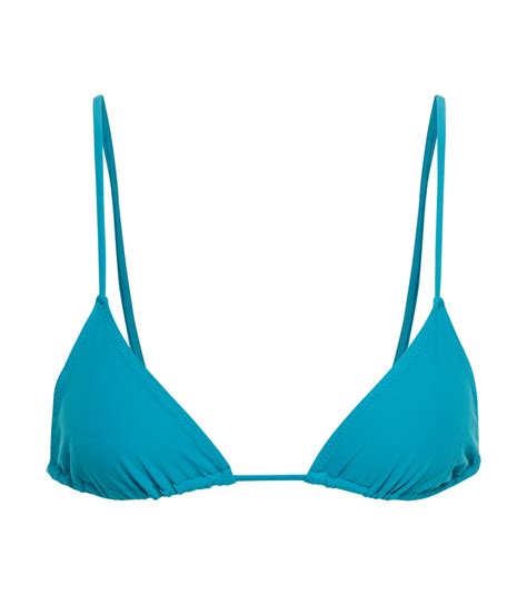 Equator Self Tie Bikini Top In Blue Tropic Of C Mytheresa