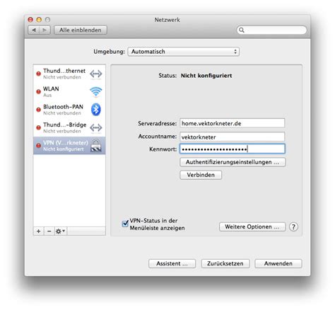 VPN Auf Dem Mac Mit FRITZ Box Und DDNS Von All Inkl Vektorkneter