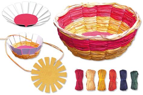 How To Sew A Raphia Basket Corbeille Panier De P Ques Maternelle