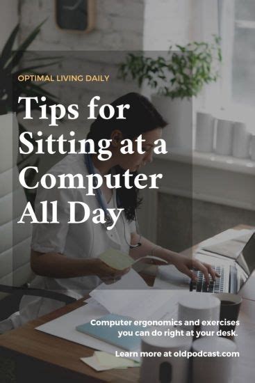 Sitting At A Computer All Day Tips Tricks For Proper Ergonomics