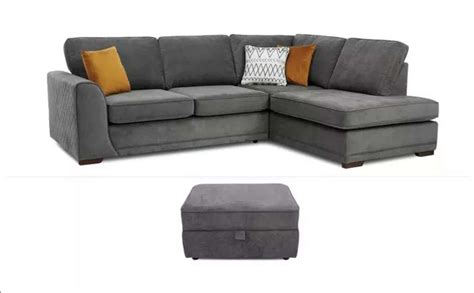 Orka Bundle Express Left Hand Facing Arm Open End Corner Sofa And Large