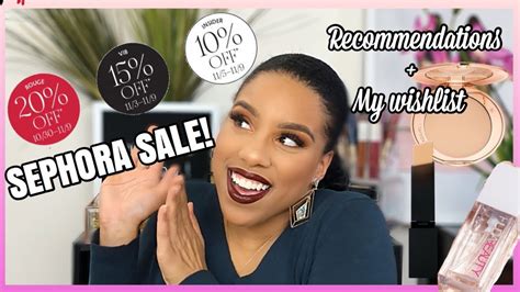 Sephora Vib Sale Recommendations 2020 Wishlist Lamonicas Lab Youtube