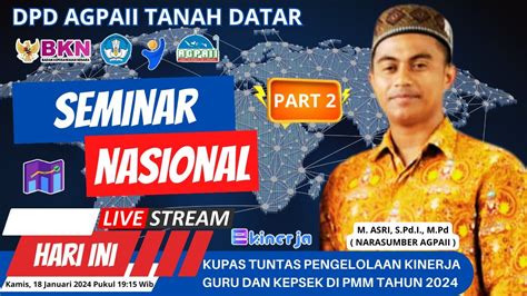 Part Seminar Nasional Kupas Tuntas Pengelolaan Kinerja Guru