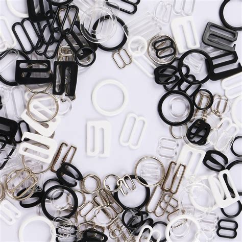 Pcs Styles Plastic Metal Bra Strap Hooks For Sewing Bikini Swimsuit Lingerie Rings Halter