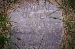 Hyrum Olsen 1873 1909 Mémorial Find a Grave