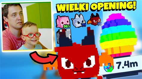 Wielki Opening Jajek Z Moim Synkiem W Pet Simulator X Youtube