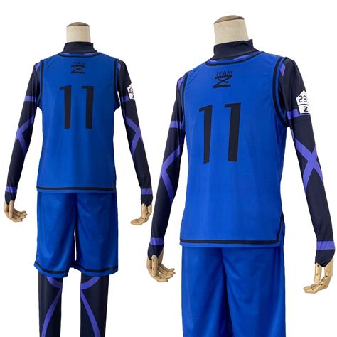 Jual Anime Blue Lock Football Jersey Isagi Yoichi Cosplay Costume Team