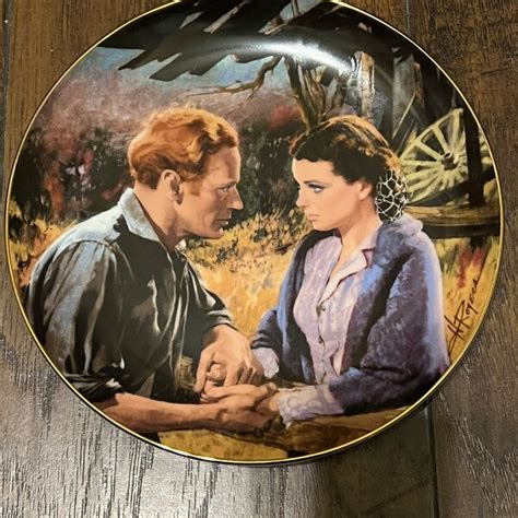 Bradford Exchange Gone With The Wind Plates Etsy