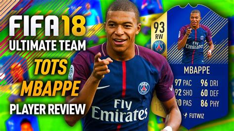 Fifa Tots Mbappe Player Review Fifa Ultimate Team Youtube