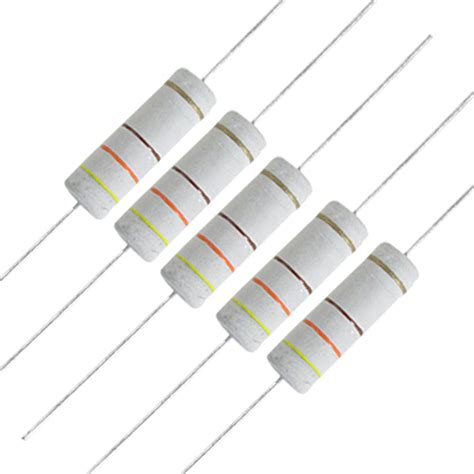 10 Pcs 5W 700V 430 Ohm Axial Lead Metal Oxide Film Resistors Tanga