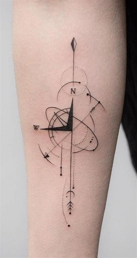 Unique Compass Rose Tattoo Ideas