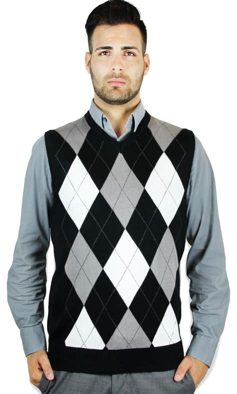 Blue Ocean Mens Argyle Sweater Vest Sv Walmart