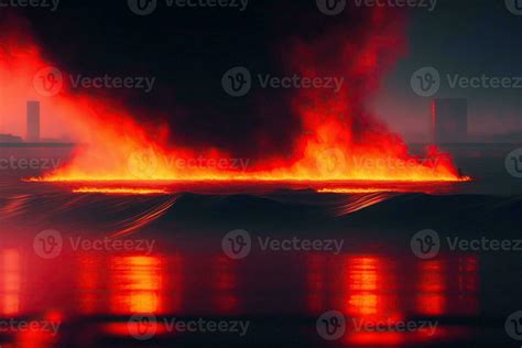 Water On Fire Background Illustration 25521496 Stock Photo At Vecteezy