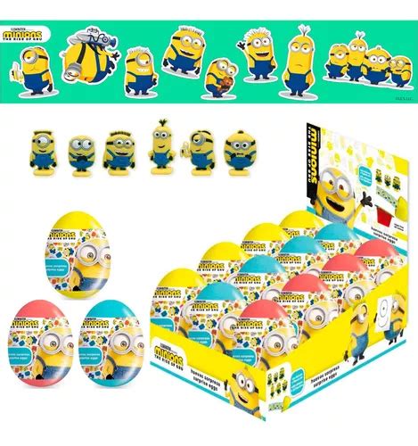 Huevos Sorpresa Minions Con Mini Jalea Brickell X12ud Cuotas sin interés