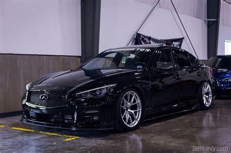 Black Infiniti Q50 At Slammedenuff Chicago BenLevy