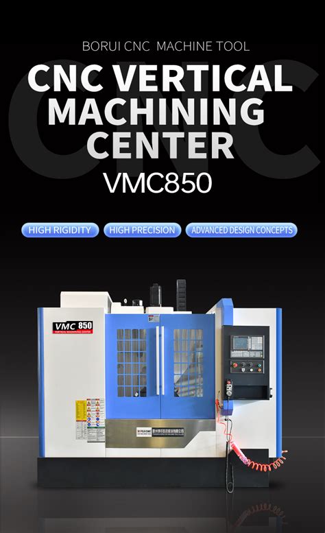 Vmc 850 Vmc 650 Guter Preis Vertikales 4 Achsen Cnc Bearbeitungszentrum