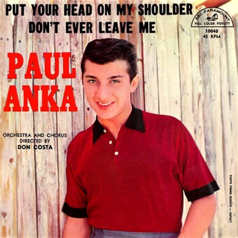 Paul Anka Put Your Head On My Shoulder Releases Discogs