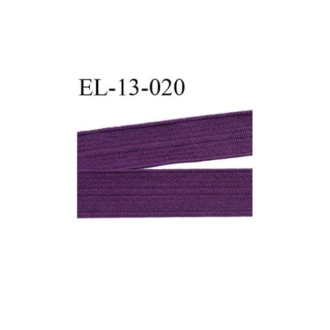 Elastique pré plié mm lingerie couleur aubergine grande marque fabriqué en France largeur
