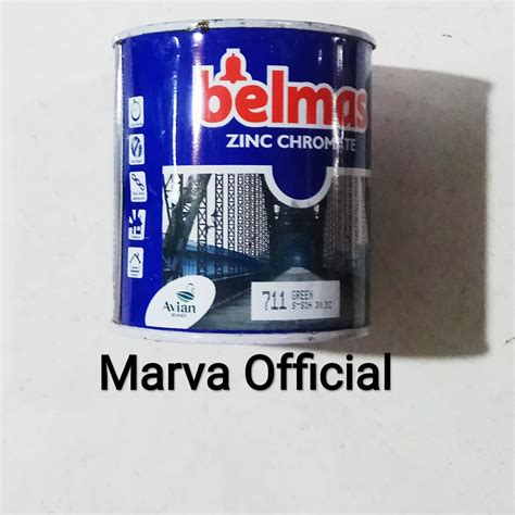 Jual Cat Dasar Primer Belmas Zinc Chromate L Liter Kg Grey