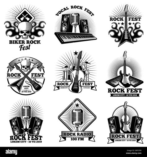 Logo Della Banda Rock And Roll