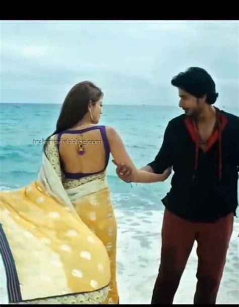 Pranitha Subhash Angaraka Kannada 22 Hot Backless Saree Hd Caps Indiancelebblog