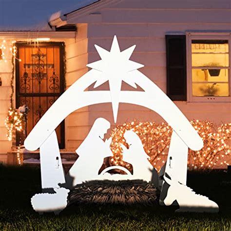 Best Large White Nativity Set Outdoor- Create Enchanting Holiday Ambiance