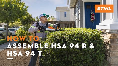 How To Assemble Hsa 94 R And Hsa 94 T Stihl Tutorial Youtube