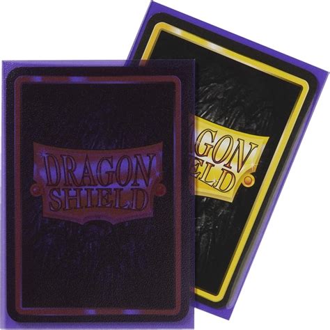 Dragon Shield Std Sleeves Matte Clear Purple Box Potomac Distribution