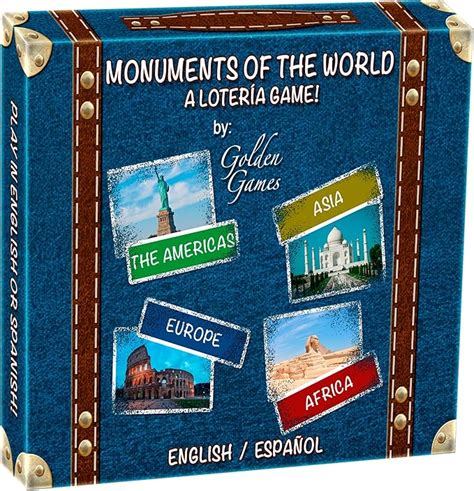 Amazon Monuments Of The World Bilingual Bingo Loteria Juego De