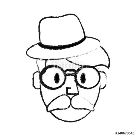 Old Man Face Drawing | Free download on ClipArtMag