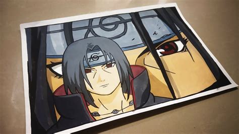 Painting Itachi Uchiha Speed Painting Naruto Shippudden Itachi