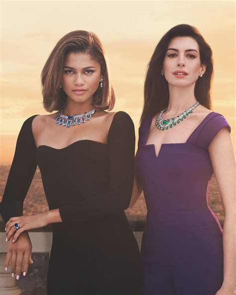 Anne Hathaway And Zendaya For Bulgari Magnificence Never Ends