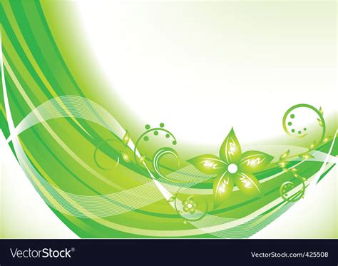 Vector green background Royalty Free Vector Image