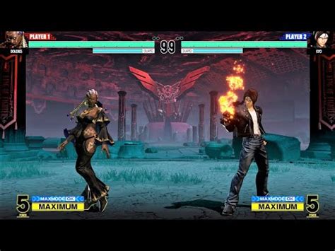 Dolores Vs Kyo Kusanagi Hardest AI KOF XV YouTube