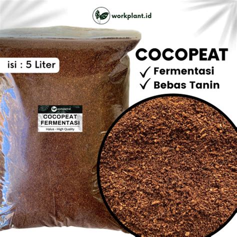 Jual Cocopeat Fermentasi Bebas Tanin Serabut Kelapa Halus Media Tanam