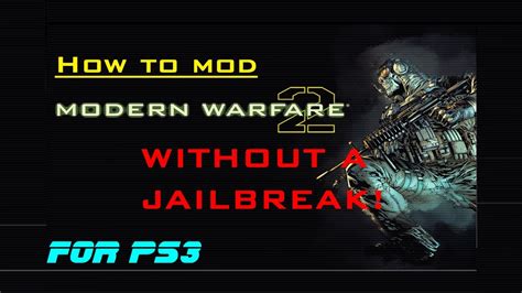 New Version How To Mod Mw2 Without A Jailbreak Ps3 Youtube