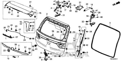 Honda Odyssey Door Parts Diagram