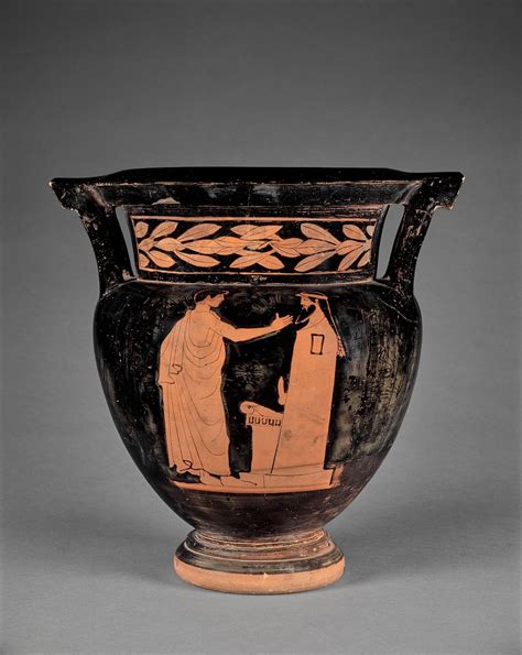 Attic Red Figure Column Krater Harrow Free Photo Rawpixel