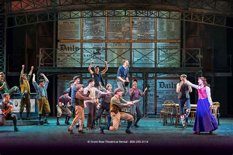 Newsies Set And Costume Rentals Front Row Theatrical Rental 800 250