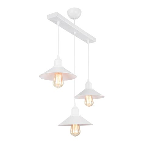 Suspension Darlington En Plastique Hauteur Cm X E Blanc Lux Pro