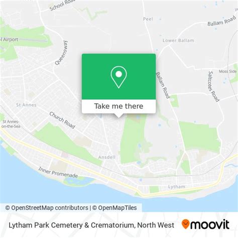 How to get to Lytham Park Cemetery & Crematorium by bus, train or light rail?